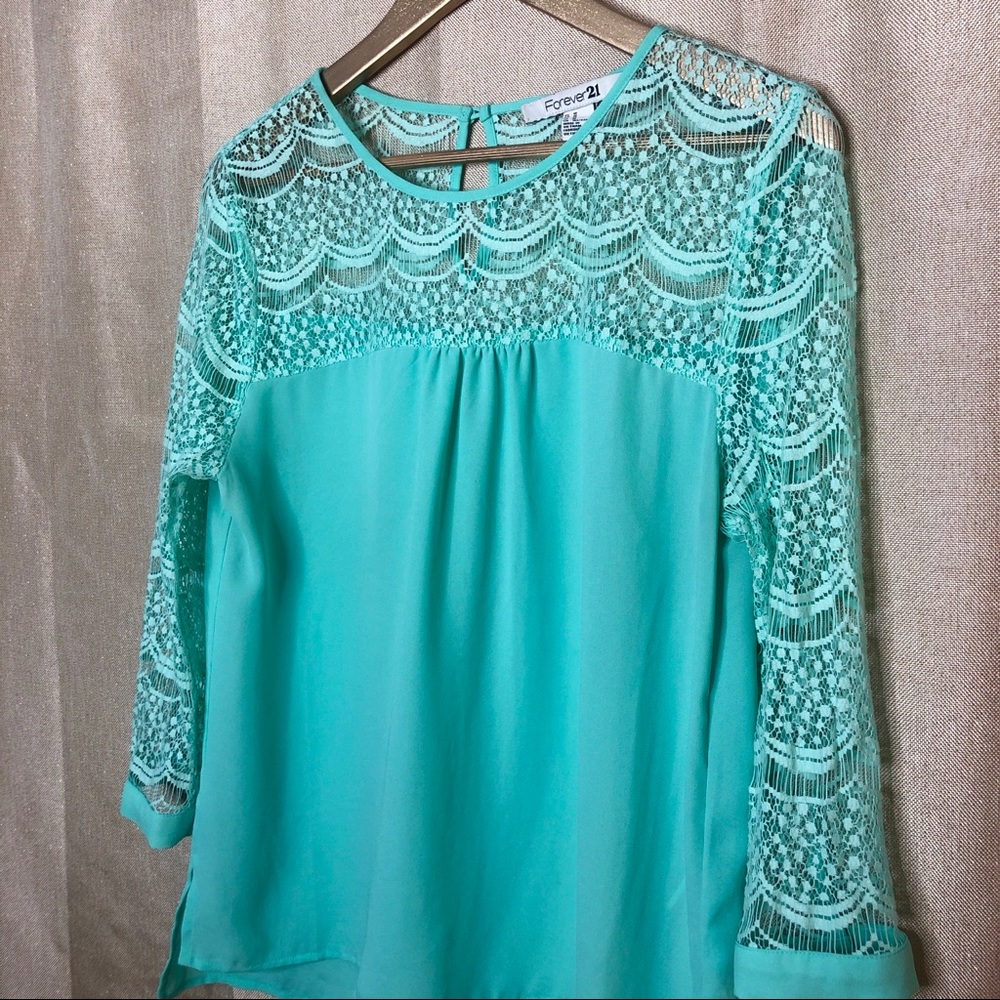 Open Lace Blouse